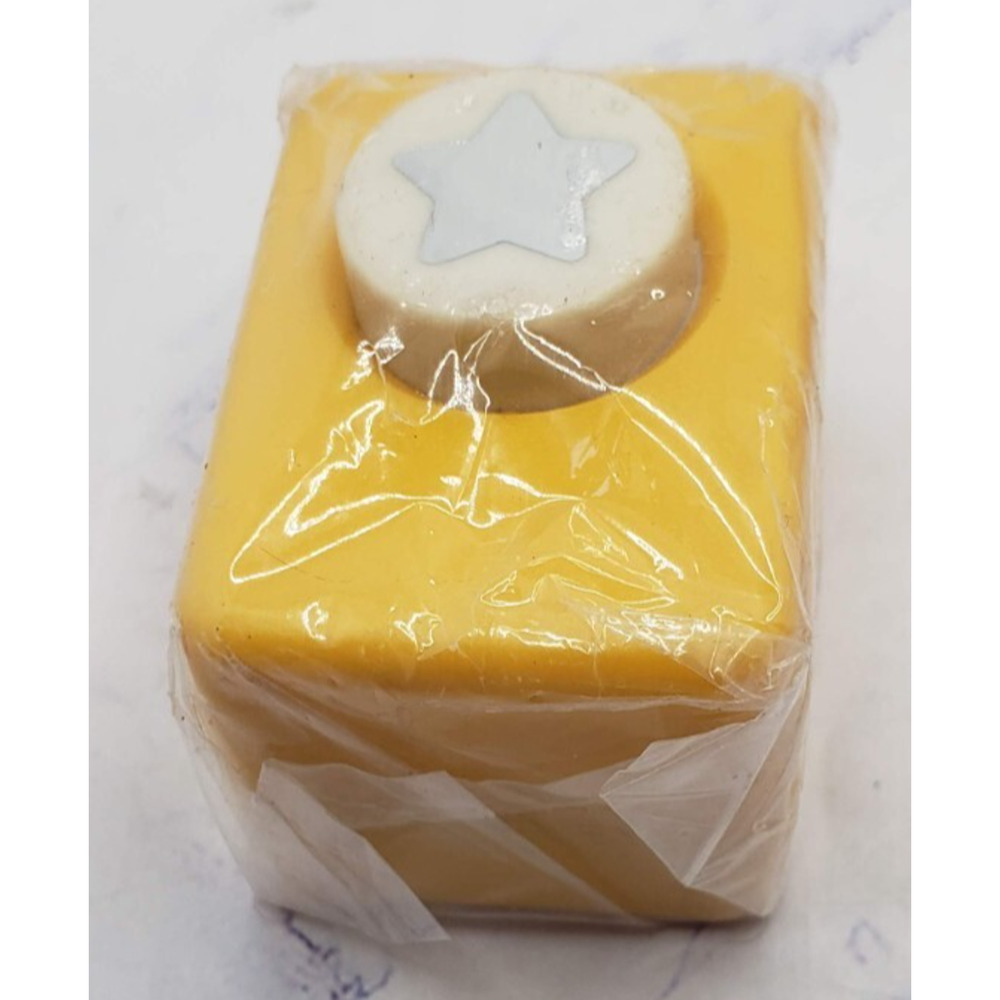 Paper Punch Star Yellow Arts and Craft Scrapbooking